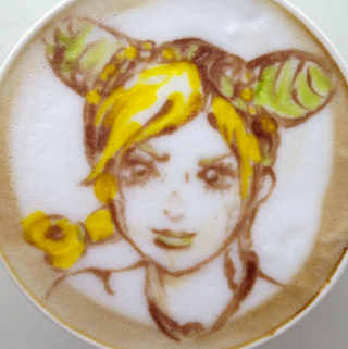 Illustration for article titled Nerdy Cafe Latte Art Is More Amazing in Color